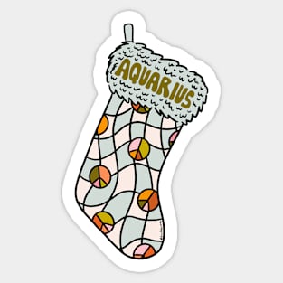 Aquarius Stocking Sticker